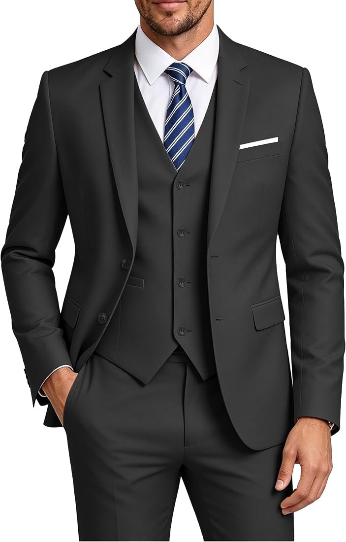 After alteration - tailored fitted suit